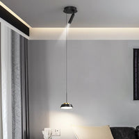 Modern minimalist black luxury pendant light with elegant design
