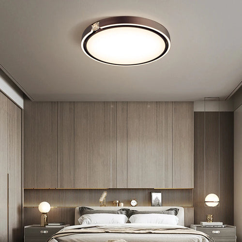 Modern luxury ring ceiling light for interiors - vue 5 sur 12