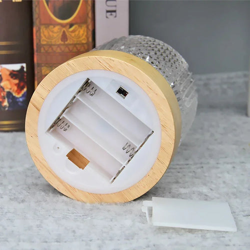 lampe à poser en cristal led rechargeable pour décoration intérieure - vue 6 sur 7