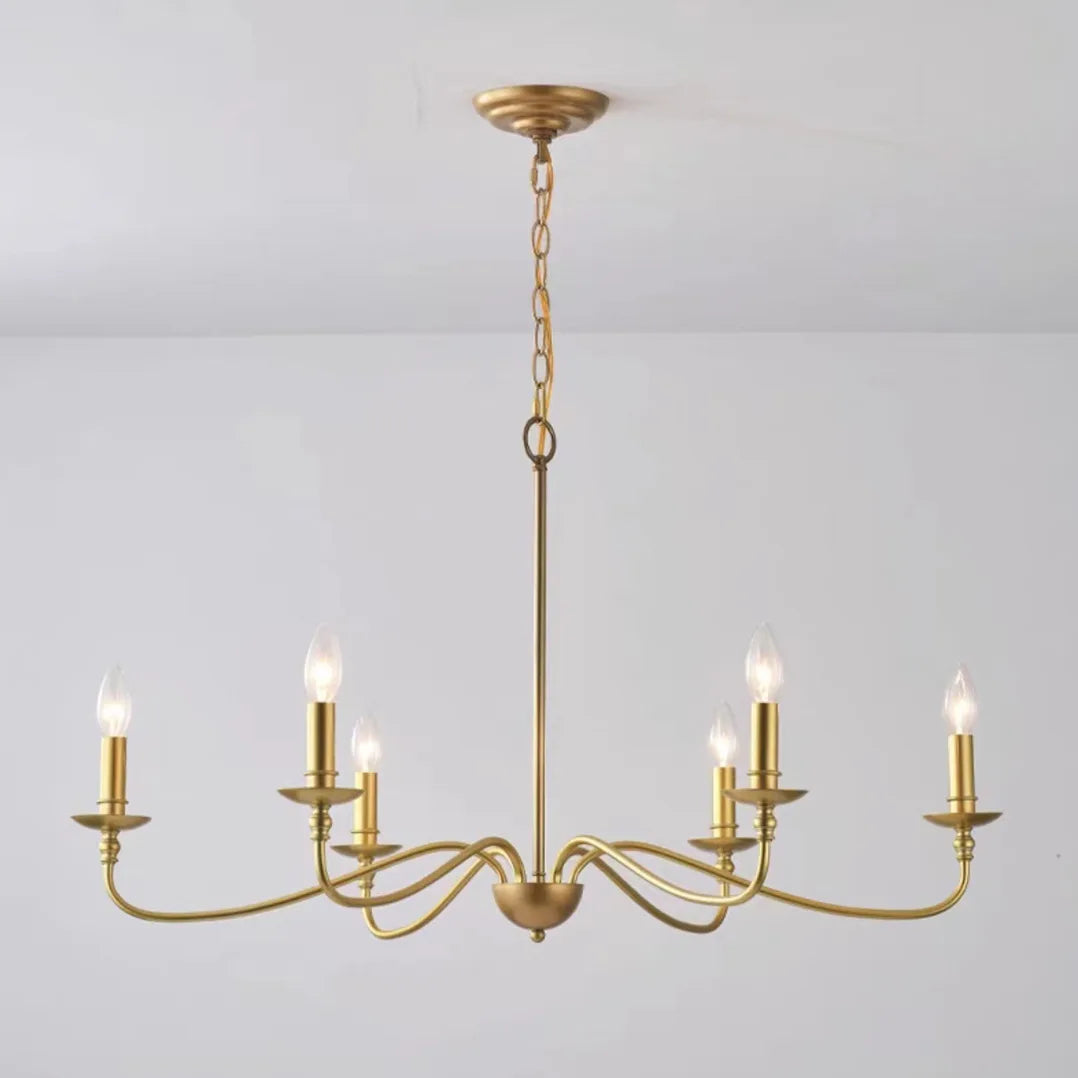 Simple modern chandelier for personalised and elegant lighting - vue 7 sur 7