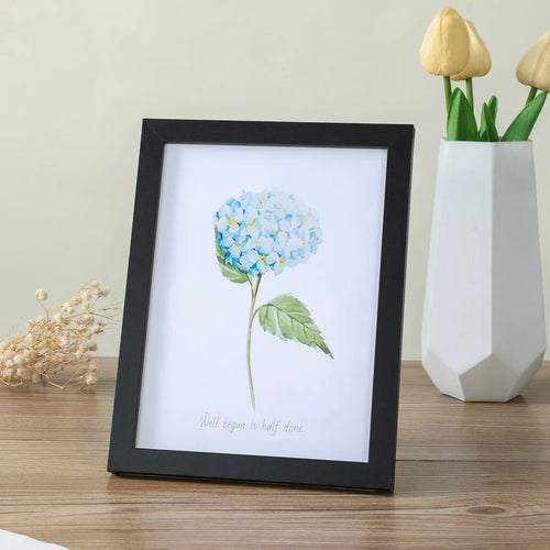 Wooden hanging photo frame with plexiglass for photo display