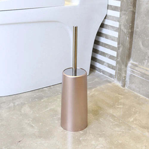 Stainless steel toilet brush and holder for bathroom - vue 3 sur 6