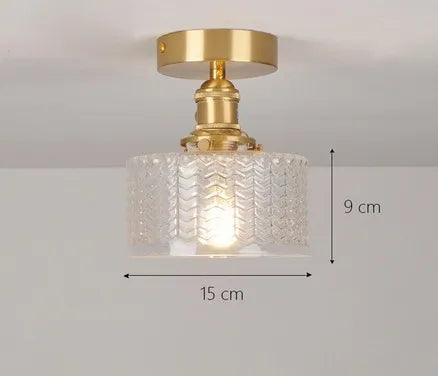 Modern glass ceiling light for bright indoor and outdoor spaces - vue 14 sur 30