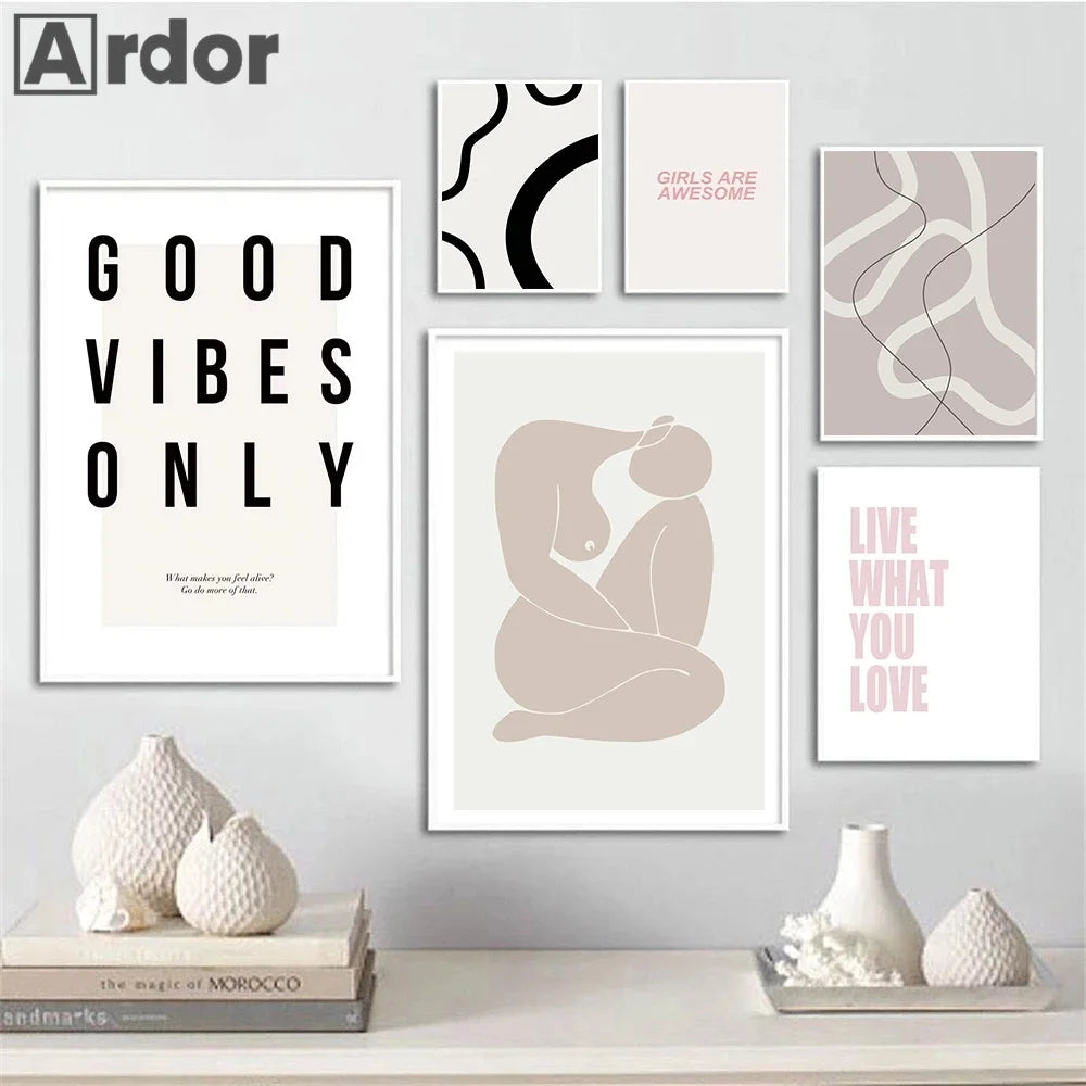 citations de motivation nordiques pour décoration murale artistique - vue 4 sur 7