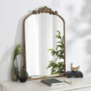 antique gold wall mirror industrial design round interior decoration