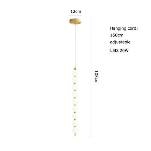 Art deco style glass pendant light in gold and chrome - vue 11 sur 13