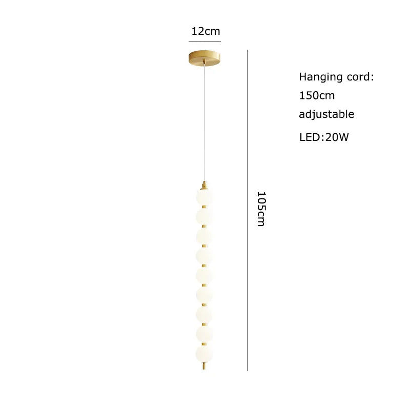 Art deco style glass pendant light in gold and chrome - vue 11 sur 13
