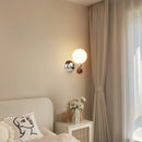 Nordic minimalist creative pumpkin wall light for children