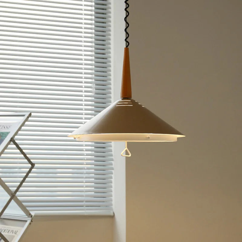 Nordic LED ring pendant light, modern decorative indoor - vue 3 sur 9