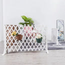 solid wood fence for garden and pets