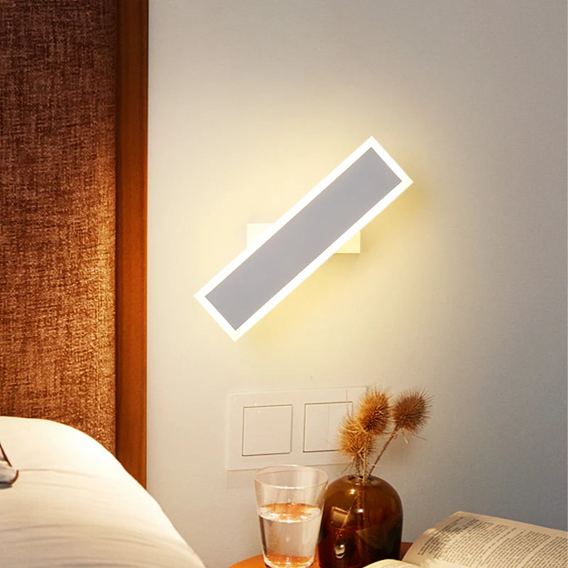 Creative full spectrum rotatable wall light - vue 5 sur 12
