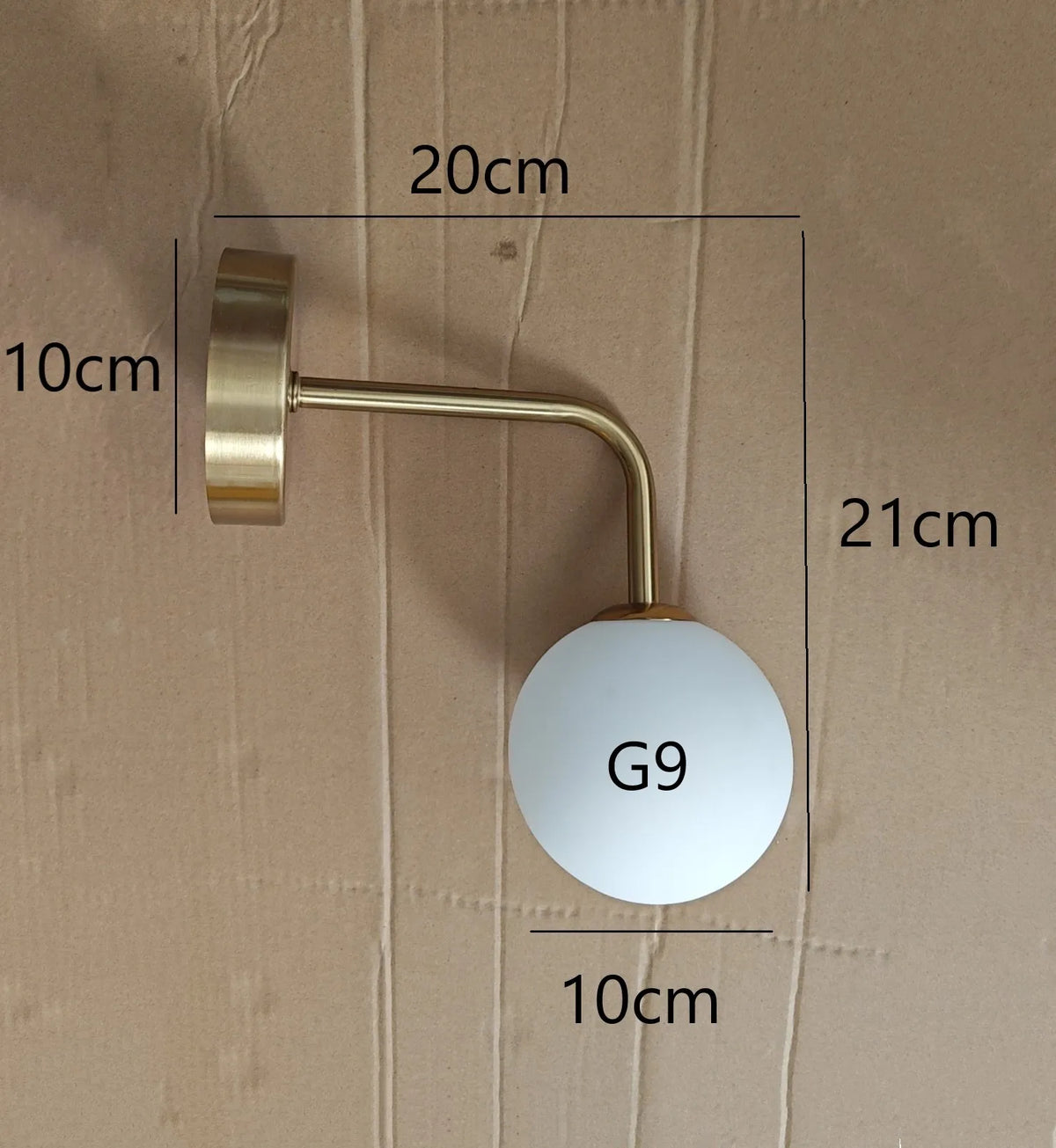 Modern nordic style LED wall light, simple decorative luxury - vue 8 sur 12