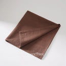 Set of six reusable washed cotton napkins