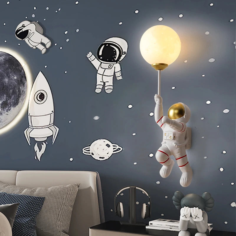 Resin wall light for children's bedroom - vue 4 sur 13