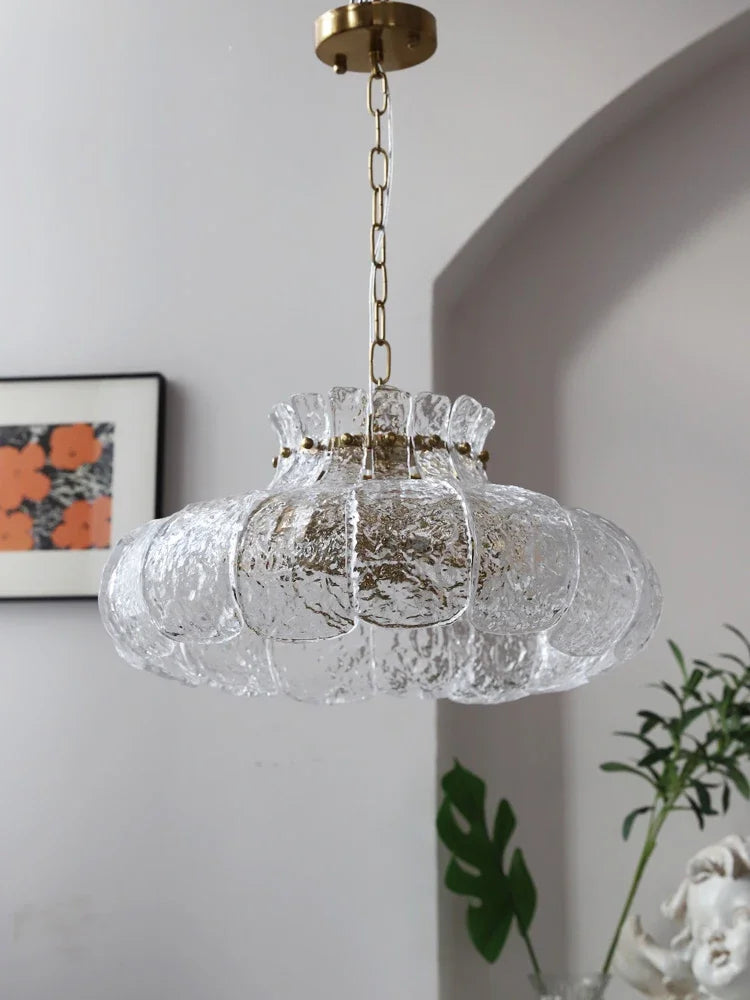 Retro glass chandelier American style for interior decoration - vue 3 sur 7