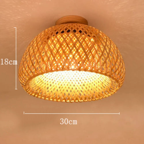 30 rattan wicker ceiling light pendant bamboo wood decorative chandelier