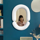 Oval decorative wall mirror nordic style for bedroom