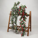 Artificial eucalyptus rattan leaves for indoor and outdoor decoration