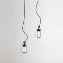 Minimalist glass pendant light for bar and restaurant