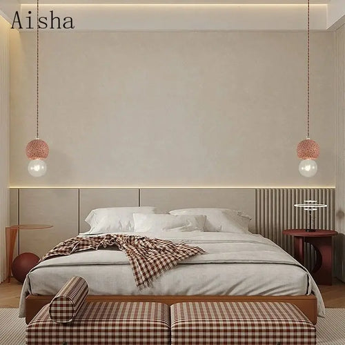 Wabi-sabi pendant light nordic creative design for interiors - vue 5 sur 12