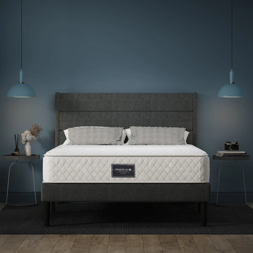 Spring Mattress, Cold Foam Double Mattress, with Spring Core &amp; Quilted Microfiber Cover, Ideal for Stomach Sleepers, Height 25cm