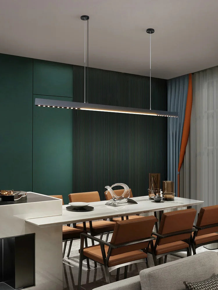 Modern minimalist chandelier for kitchen and office - vue 3 sur 10