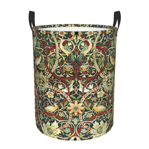 floral foldable laundry basket for baby toy storage - vue 22 sur 30