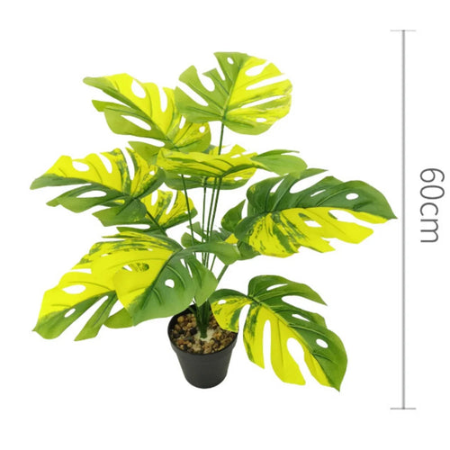 Artificial plants with large decorative leaves for indoors and offices - vue 12 sur 24