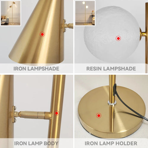 Modern minimalist Scandinavian creative decorative floor lamp - vue 6 sur 9