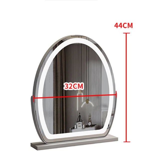 Illuminated vanity mirror with touch sensor and dimmable lighting - vue 8 sur 15
