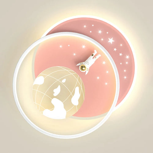 Modern creative LED ceiling light for children's bedroom - vue 7 sur 18