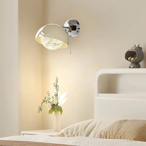 Modern 3D flower LED wall light - vue 3 sur 8