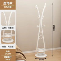 creative wrought iron vertical coat rack for clothes