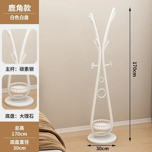 creative wrought iron vertical coat rack for clothes