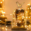 Led fairy lights with copper wire for festive and cosy decoration