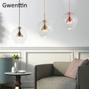 Modern glass pendant for elegant interior decor