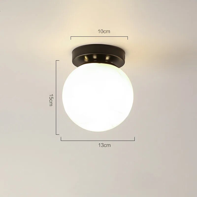 Modern nordic lotus ceiling light for living room - vue 9 sur 10