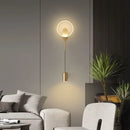 Modern indoor LED wall light