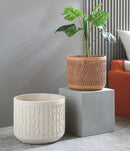 Silicone mould for concrete flower pot