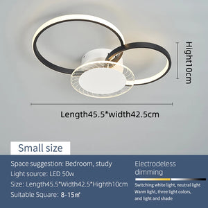 Modern design LED ceiling light for interiors with free delivery