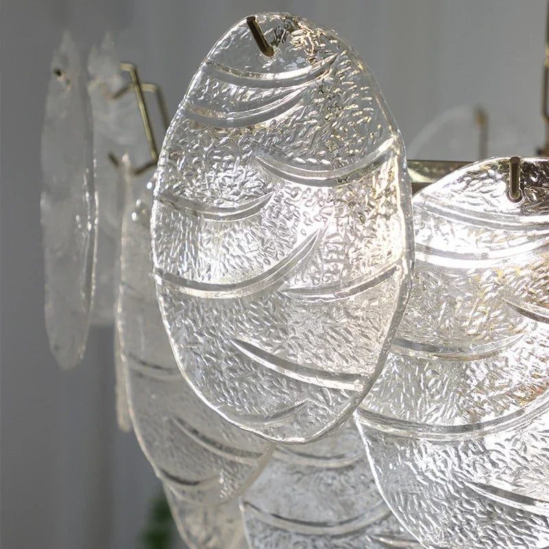 Medieval glass chandelier for romantic interior decoration - vue 5 sur 9