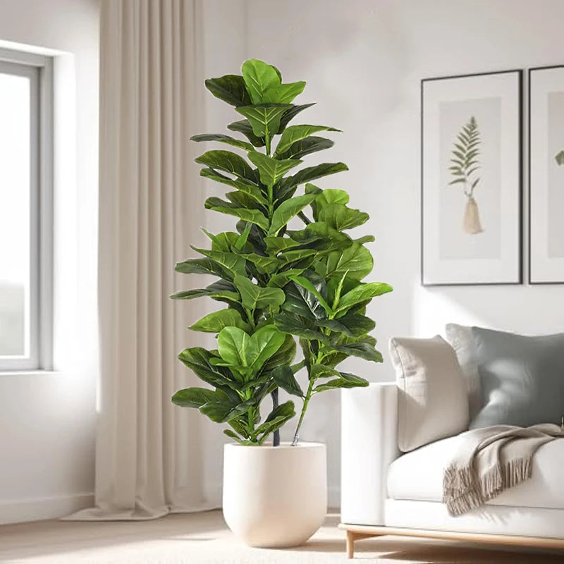 Artificial tropical ficus tree for home, garden and shop décor