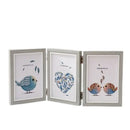 Foldable wooden photo frame for desktop album