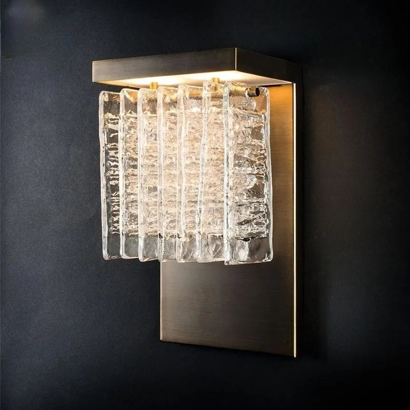 modern design stainless steel LED wall light for interiors