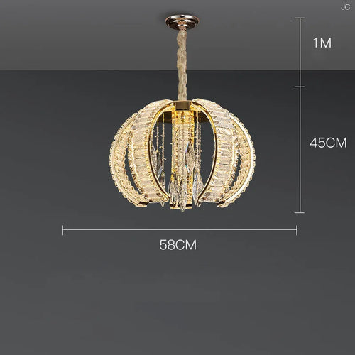 Custom luxury crystal chandelier for high-end villas - vue 9 sur 9