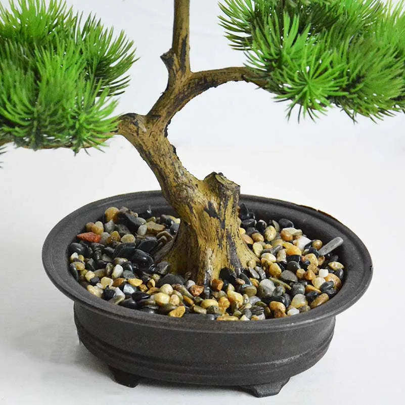 Chinese-style potted plant for indoor decoration - vue 3 sur 6