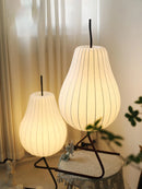 Wabi sabi Japanese style silk floor lamp interior decor