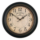 silent vintage wall clock classic metal design