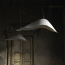 Nordic wabi sabi LED chandelier for retro interior decor