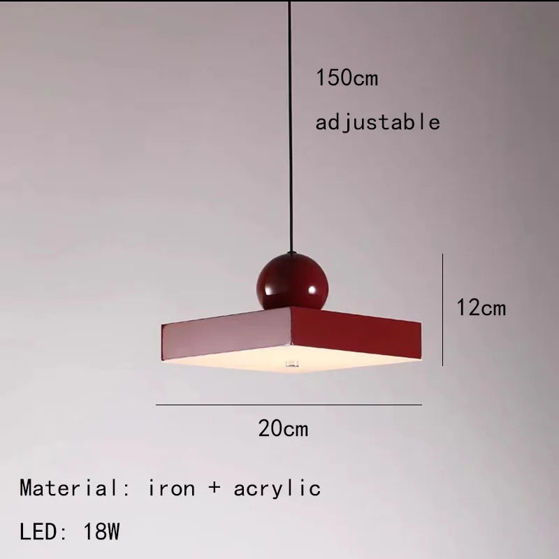 Adjustable metal wire pendant light for various indoor spaces - vue 10 sur 24